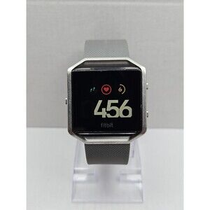 Fitbit Blaze FB502 Smart Fitness Watch Heart Rate Tracker Tested No Charger